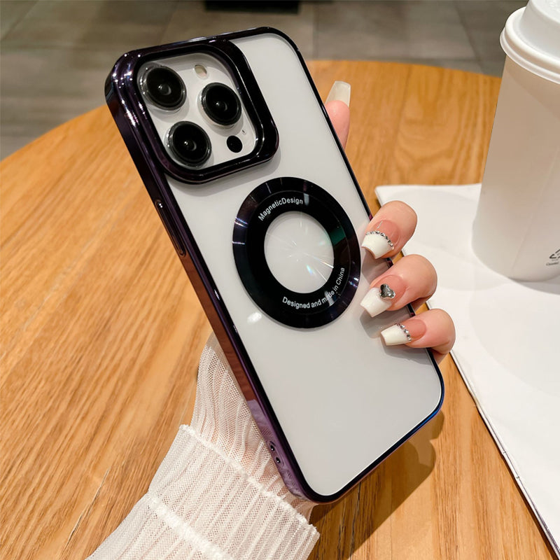 Magnetic iPhone Case with Lens Holder