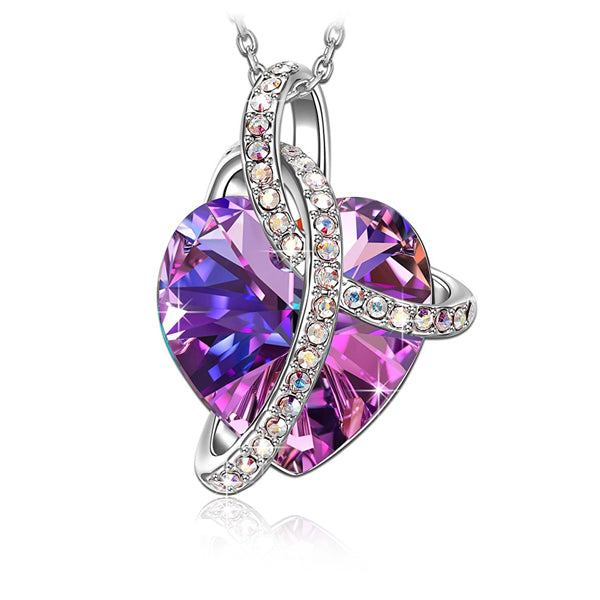 Infinity Love Crystal Necklace