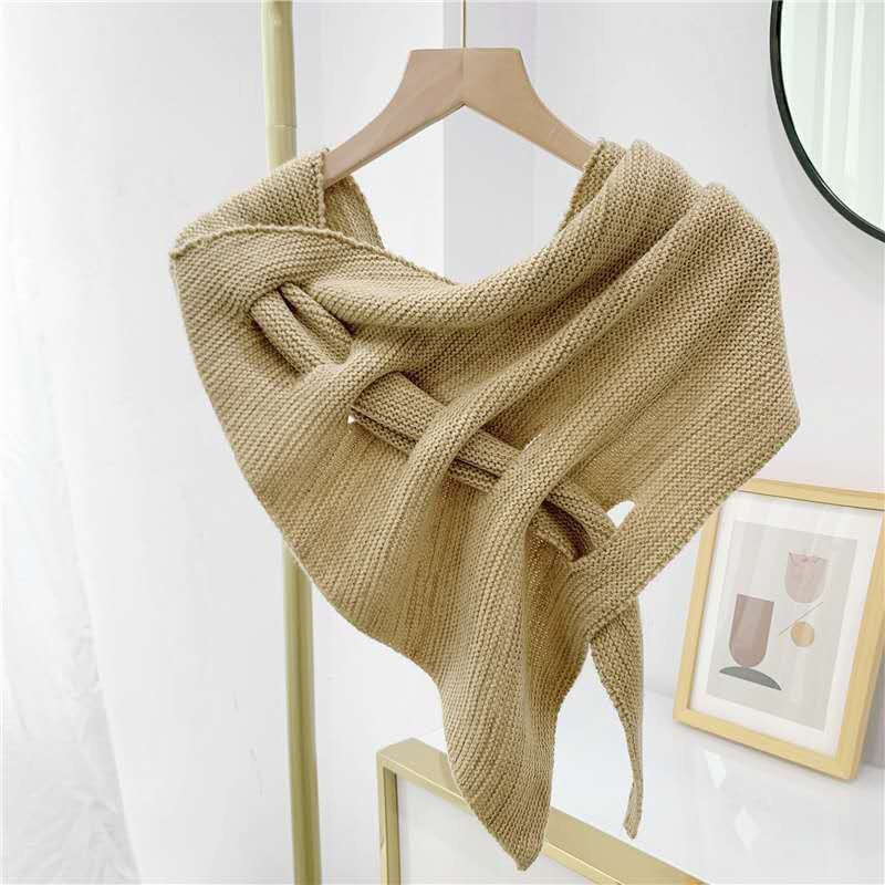 Triangular Wool Shawl