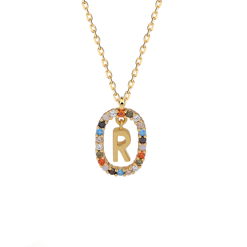 Letter Pendant Necklace