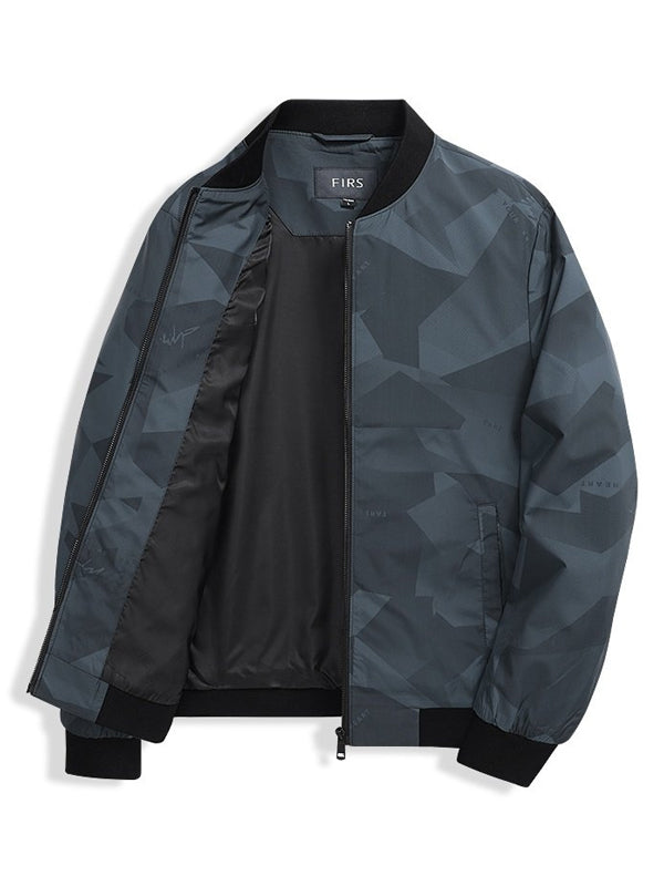 Men's Dark Pattern Casual Jacket