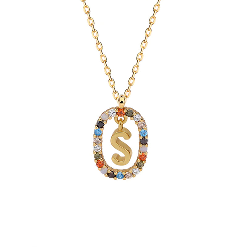 Letter Pendant Necklace