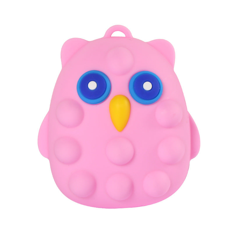 3D Anti-Pressure Squeeze Owl Ball