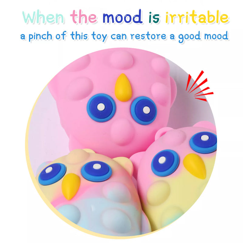 3D Anti-Pressure Squeeze Owl Ball