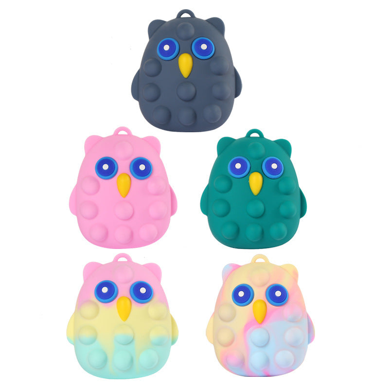 3D Anti-Pressure Squeeze Owl Ball