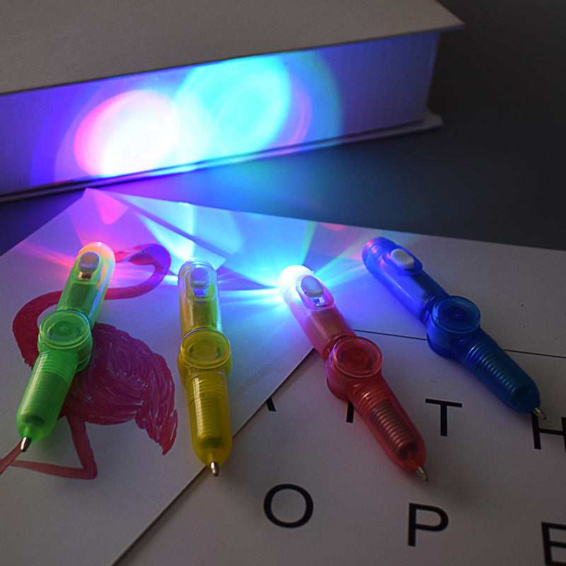 3 In 1 Spinner Light Up Spinning Pen