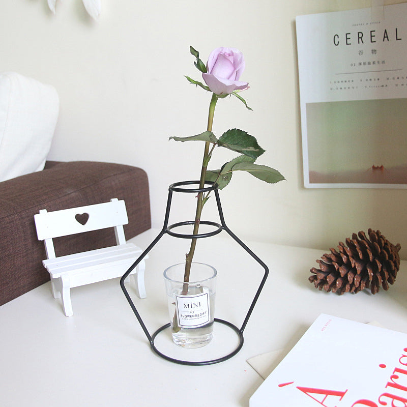 Retro Iron Flower Vases