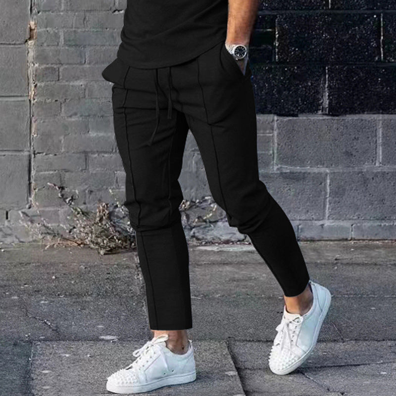 Men's Causal Harem Capri Pants