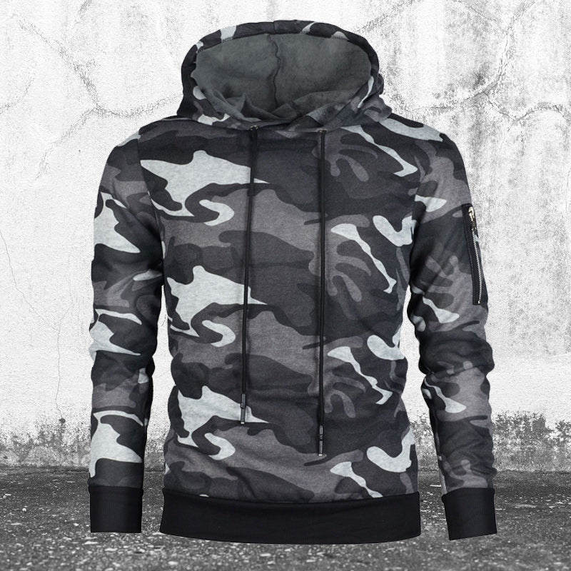 Camouflage Hooded Sweatshirt