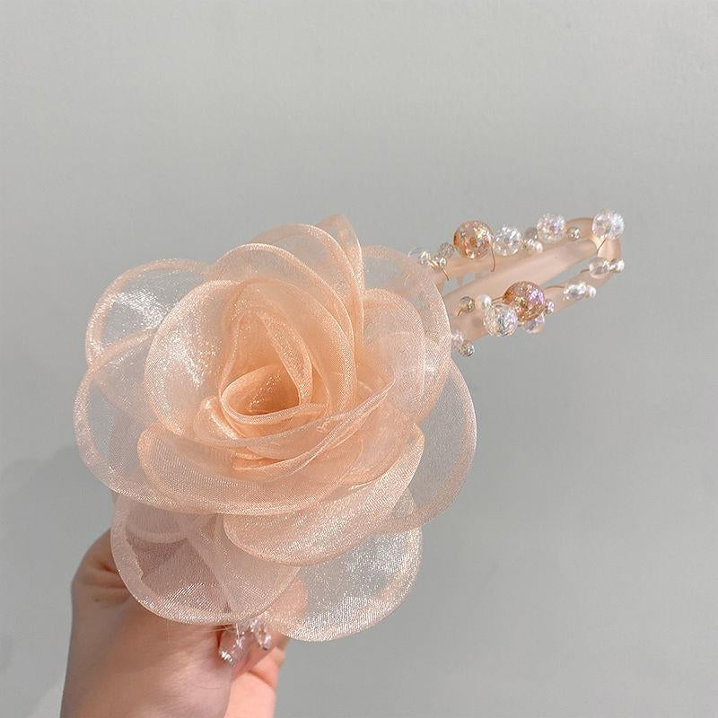 Elegant Flower Hair Clip