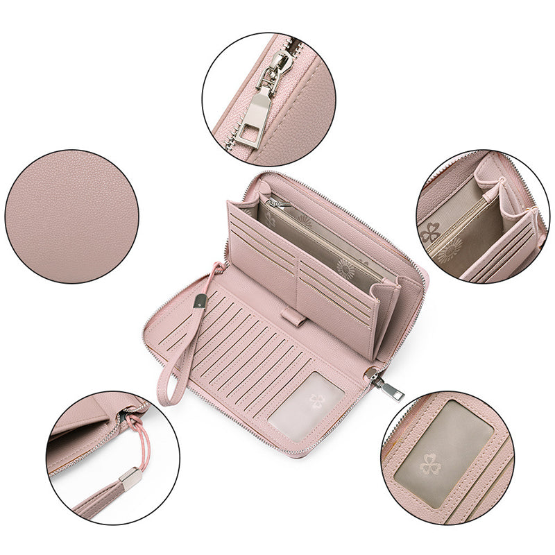 Large Capacity RFID Blocking Wallet