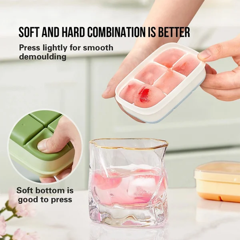 Mini Press Type Ice Cube Maker