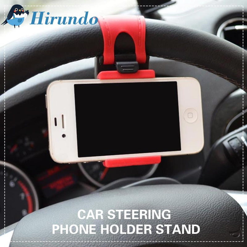 Hirundo Car Steering Universal Mount Phone Holder Stand