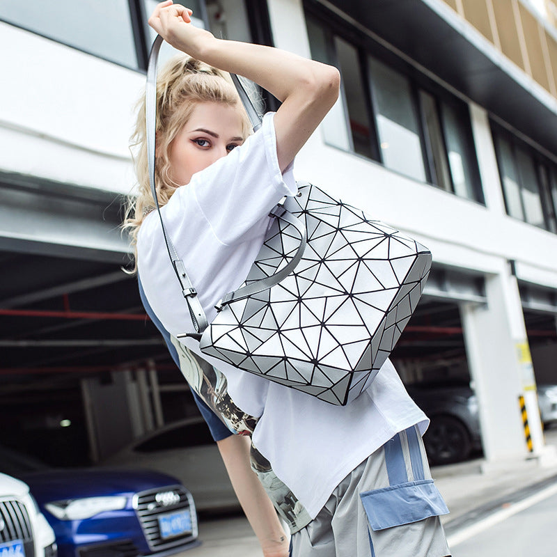 Geometric Luminous Handbag