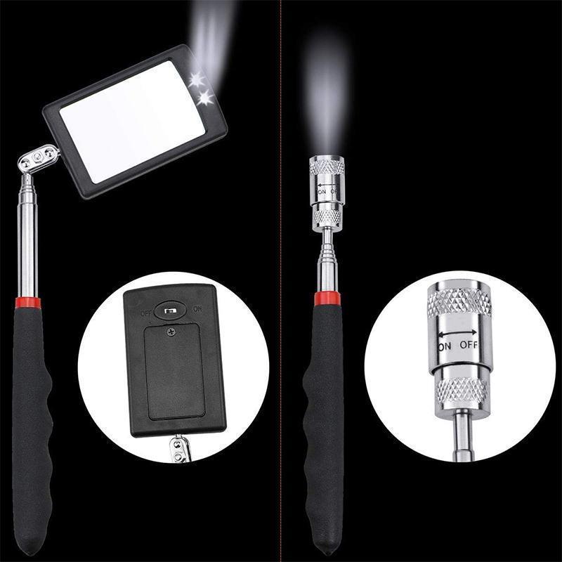 Vehicle Bottom Led Telescopic Inspection Mirror