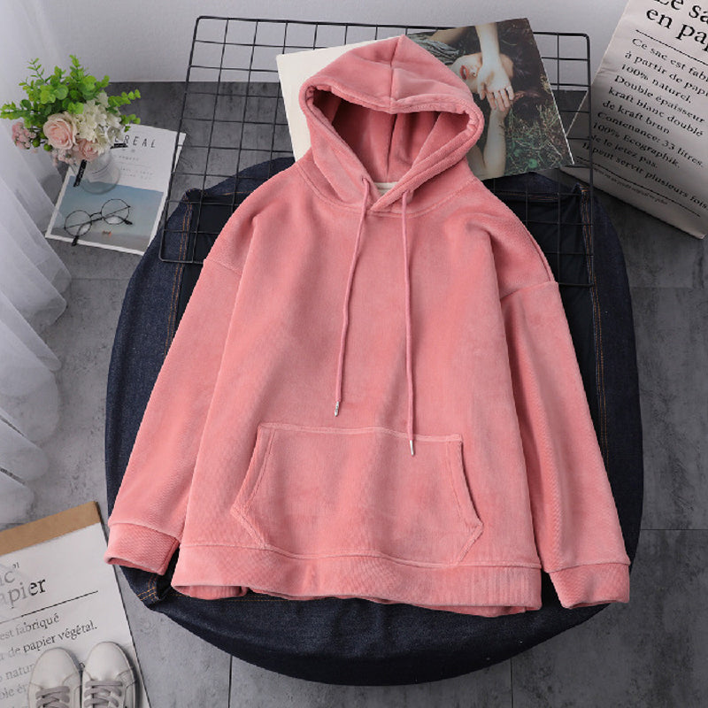 Soft Fleece Hooded Sweatshirt