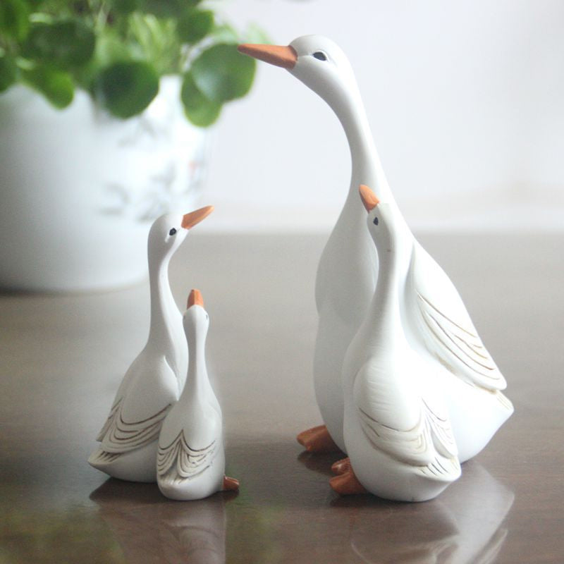 Resin Simulation Duck Art Ornament