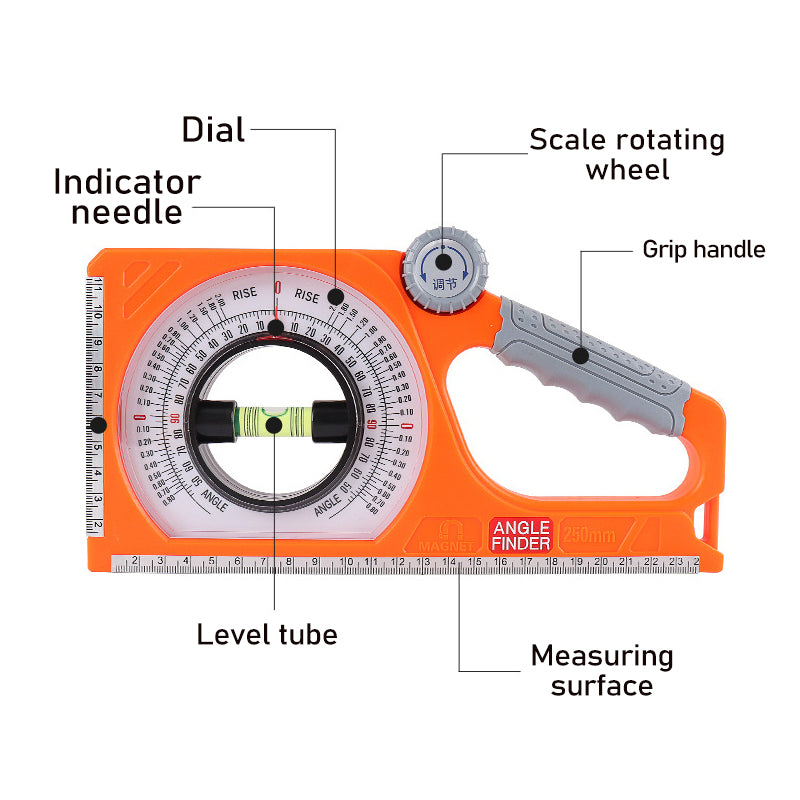 Universal Slope Measuring Ruler