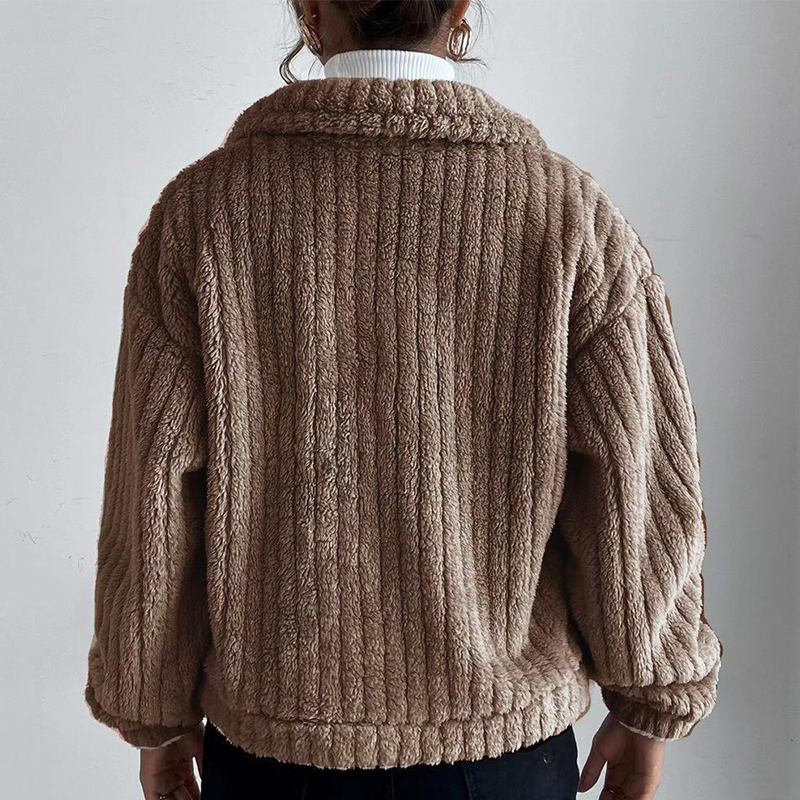 Lapel Plush Jacket