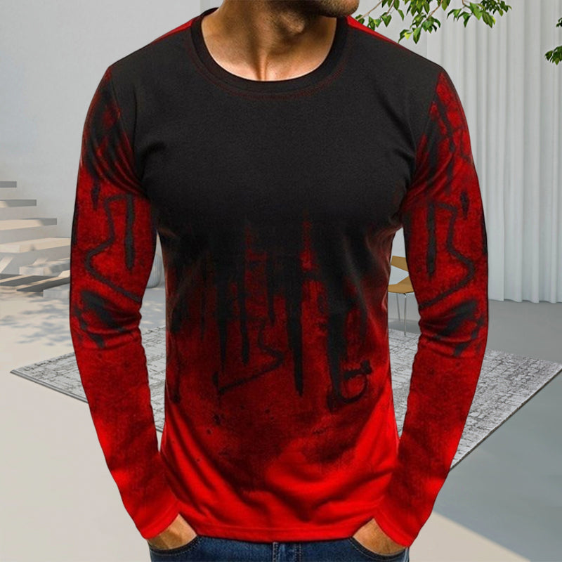 Sports Camouflage Long Sleeve T-Shirt