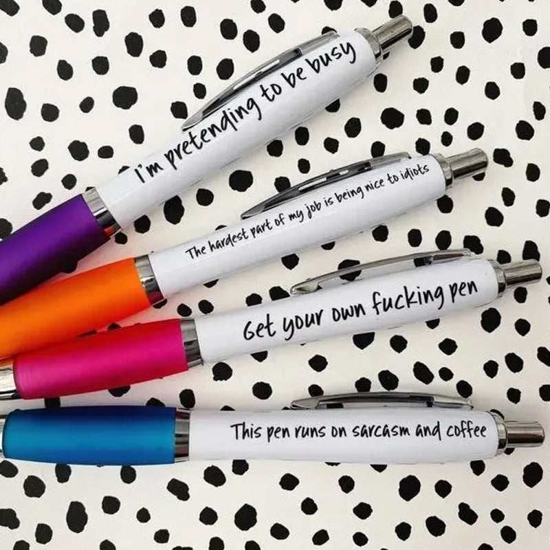 Sarcastic office pens