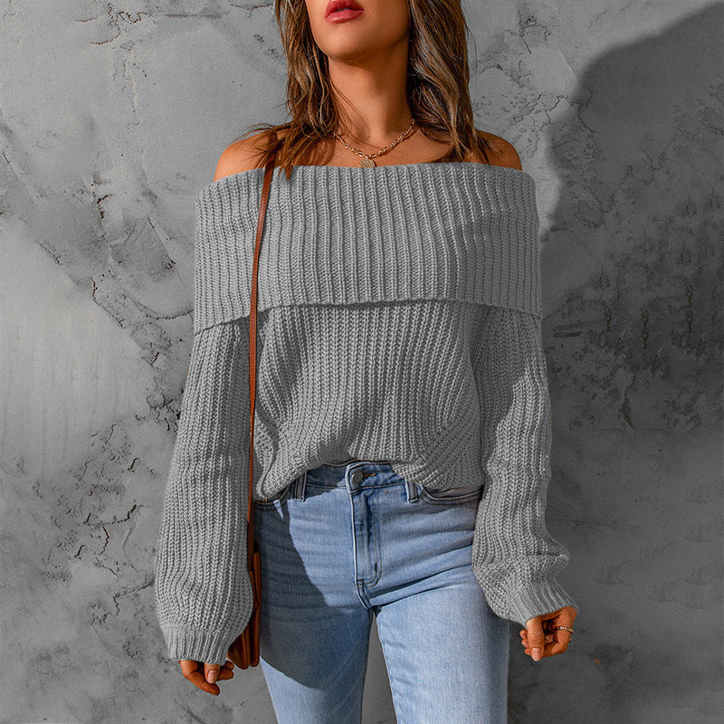 Off-shoulder Sweater