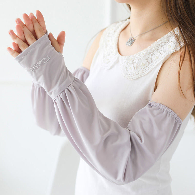 Thin Loose Ice Silk Sleeves