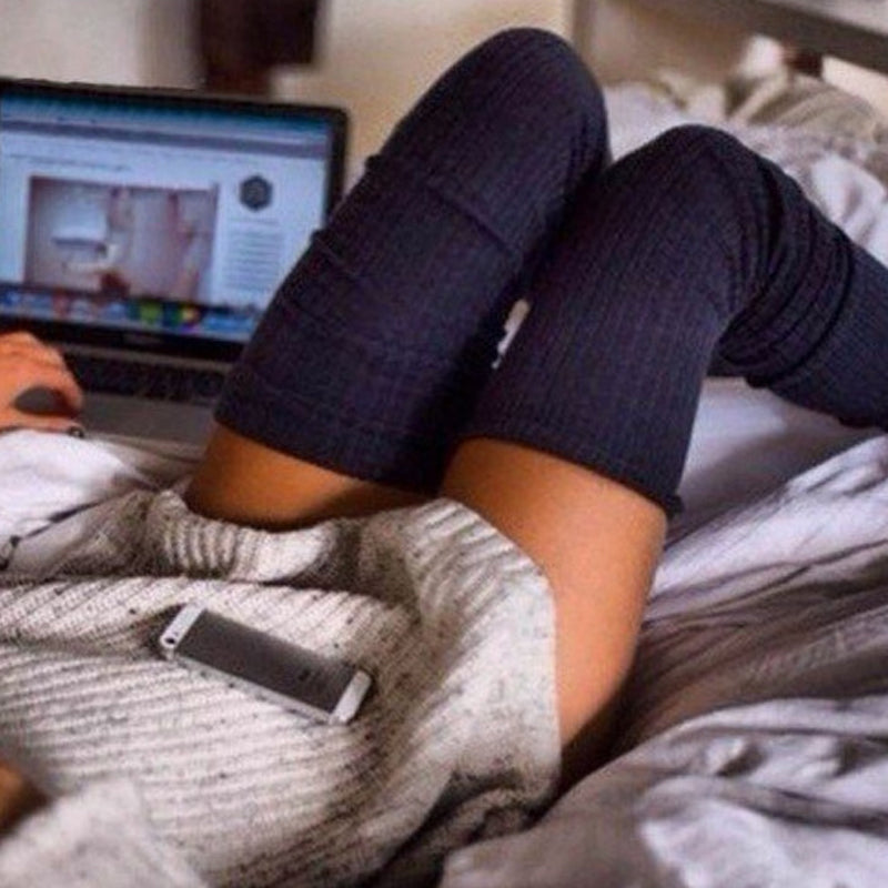 Extra Long Thigh High Cotton Socks