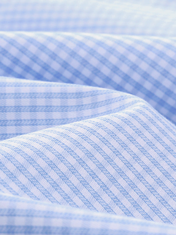 Fine Grid Refreshing Business Shirt