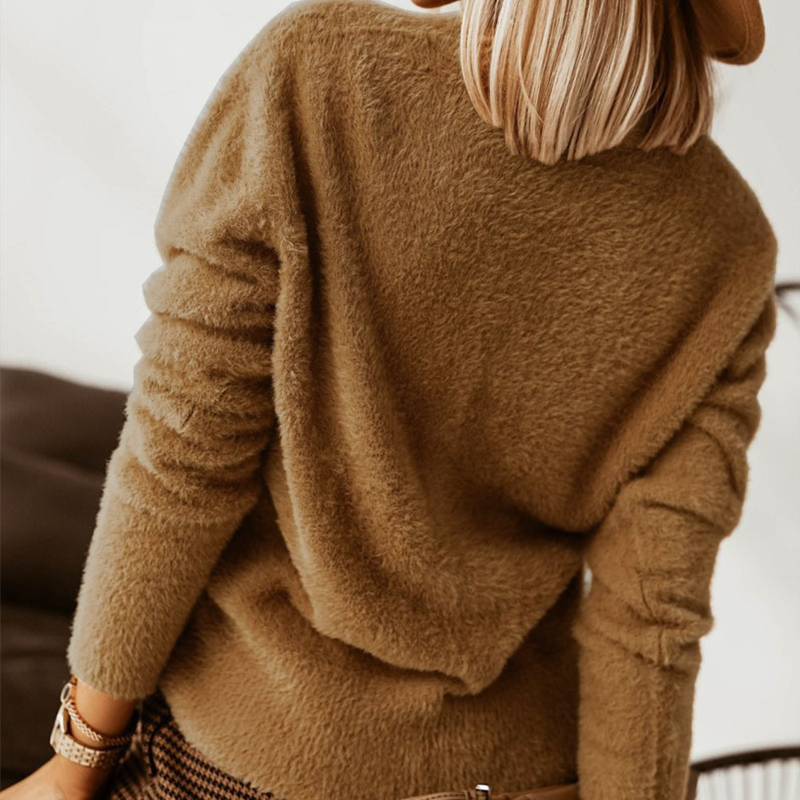 Metal Button Cardigan Sweater