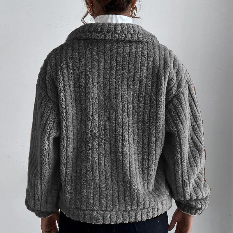 Lapel Plush Jacket