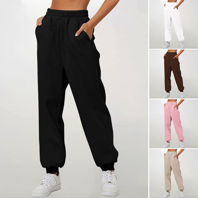 High Waist Loose Track Pants