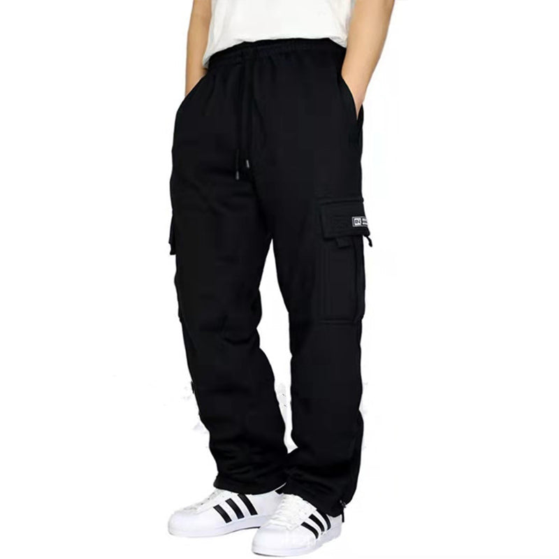 Beamed Multi-Pocket Cargo Pants