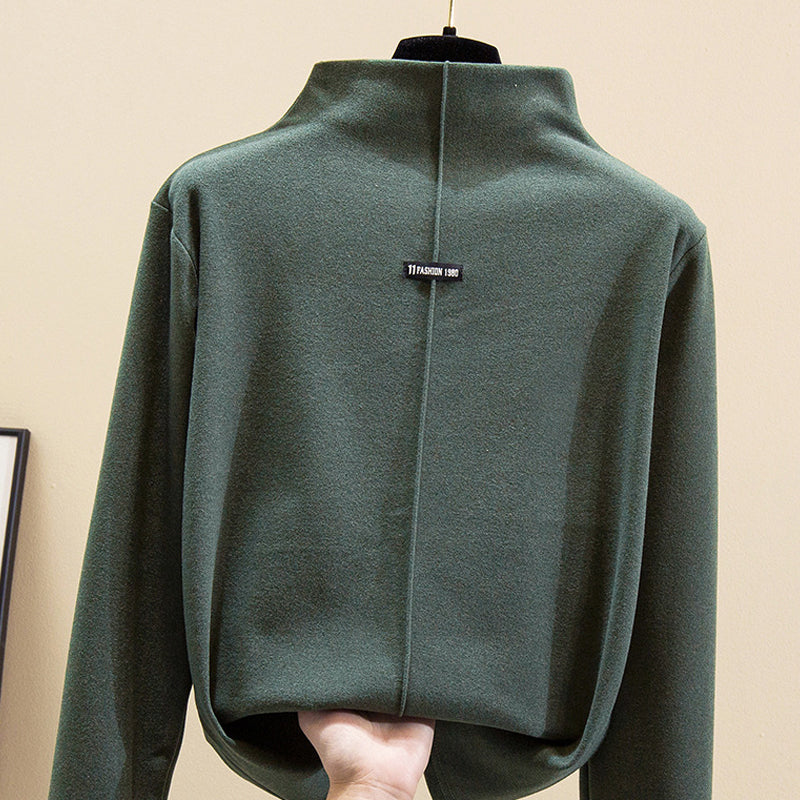 Thickened Double-sided Half turtleneck Sweater