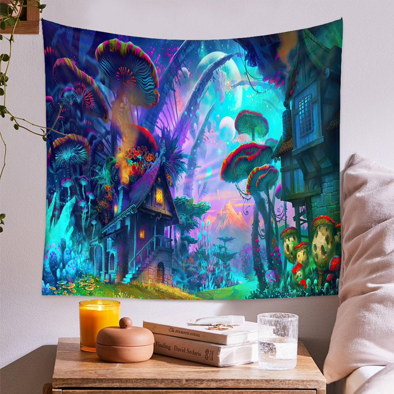 Mushroon Home Tapestry