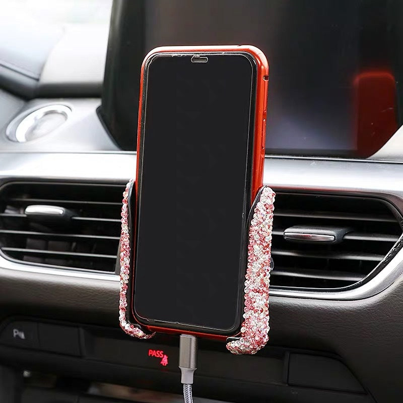 Crystal Car Phone Holder