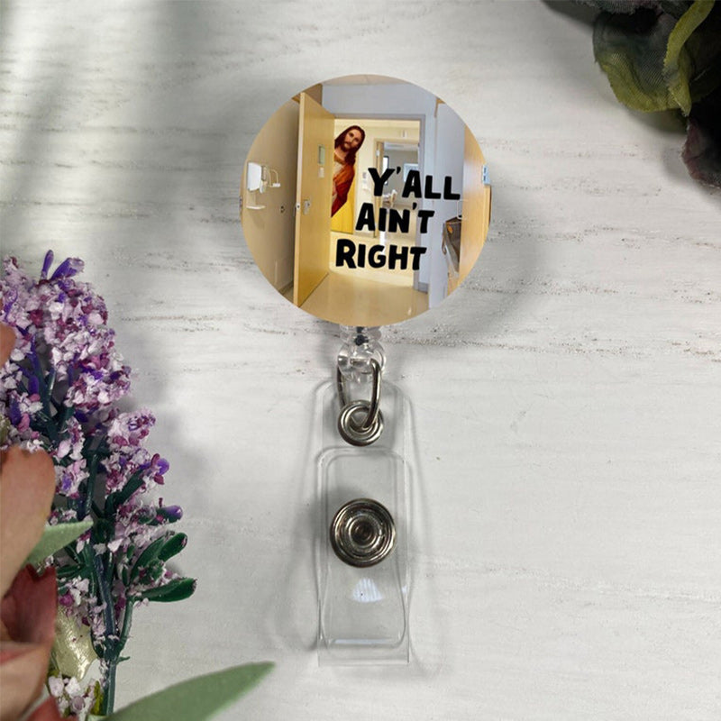 Funny Christmas Jesus Keychain