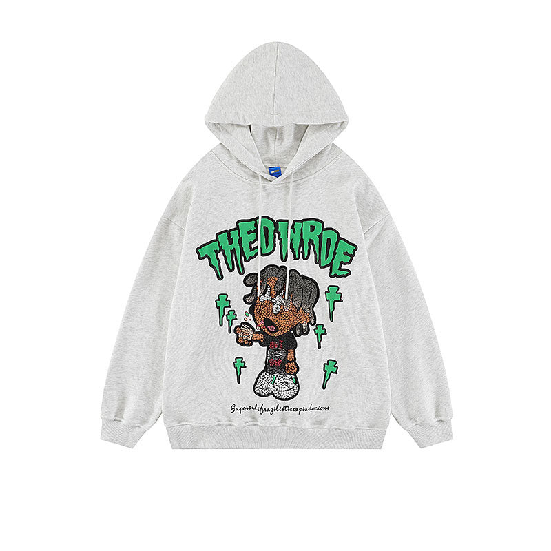 Autumn print hoodie