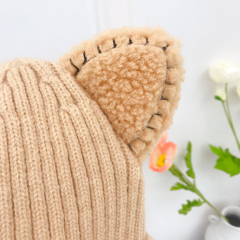 Winter Cat Ears Knitted Beanie