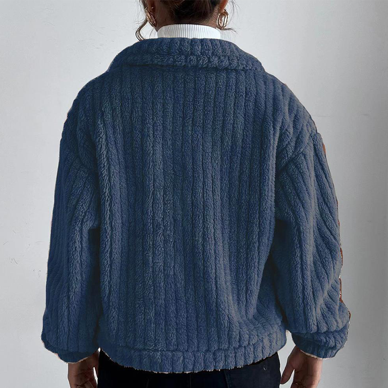 Lapel Plush Jacket