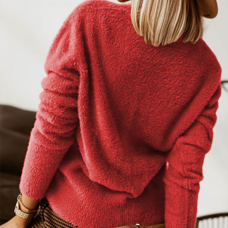 Metal Button Cardigan Sweater