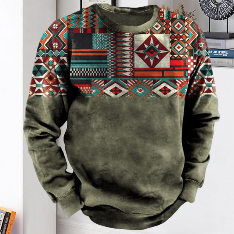 Digital Print Crew Neck T-Shirt