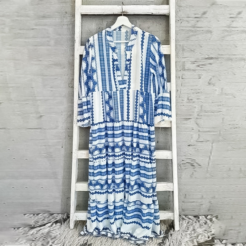 Geometric Boho Dress