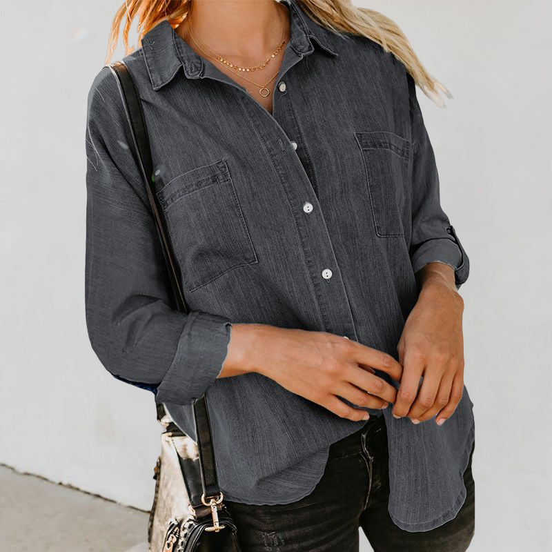 Long Sleeve Denim Shirt