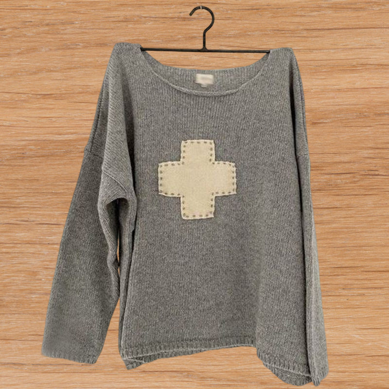 Casual Printed Long Sleeve Crewneck T-Shirt