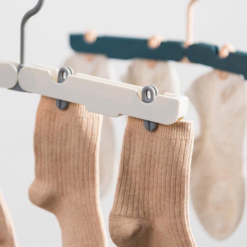 Travel essential folding clothes rack, 2 pcs