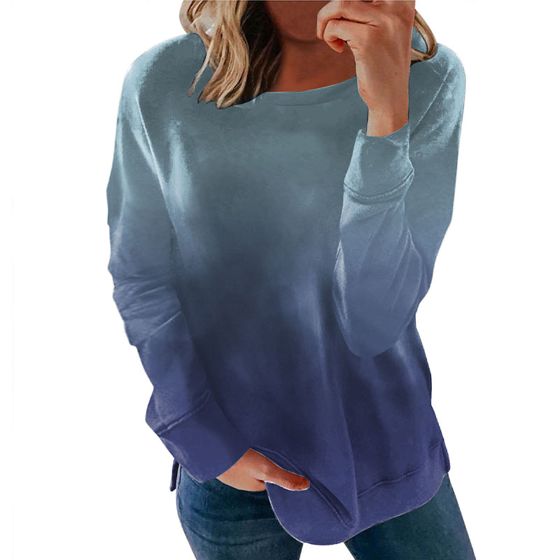 Gradient Polo Crewneck Sweatshirt