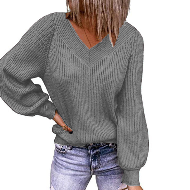 Womens V Neck Sweaters