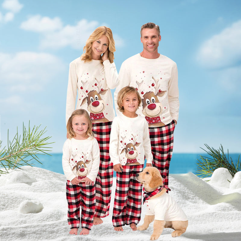 Elk Print Parent-child Outfit