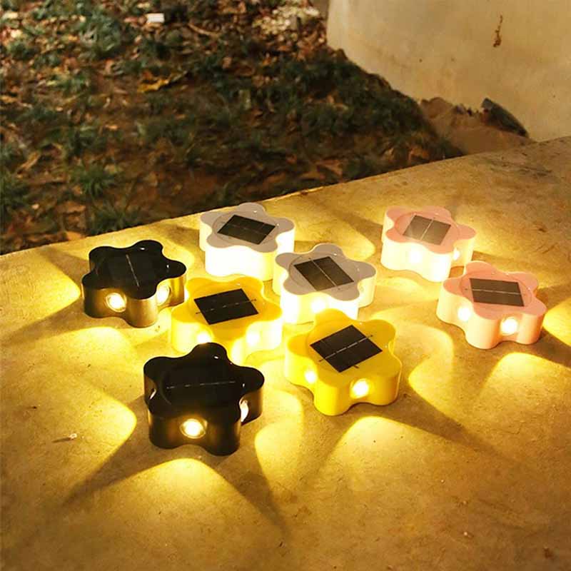 Star-shaped LED Solar Wall Light